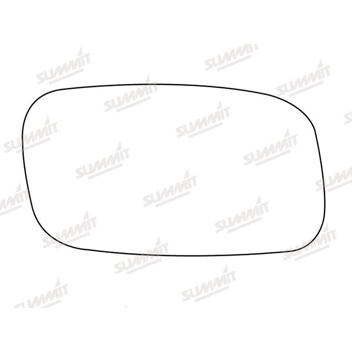 Summit Stick-On Standard Mirror Glass fits Vauxhall Calibra RHS - Summit Shop