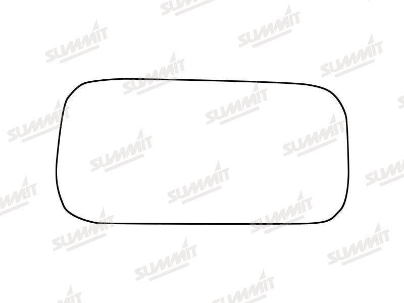 Summit Stick-On Commercial Lower Blind-Spot Mirror Glass fits Merc. Sprinter 18 on LHS (Suitable for short arm mirrors) - Summit Shop