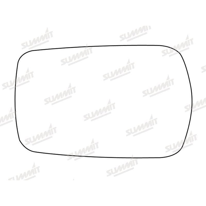 Summit Stick-On Standard Mirror Glass fits Volvo 240 LHS - Summit Shop