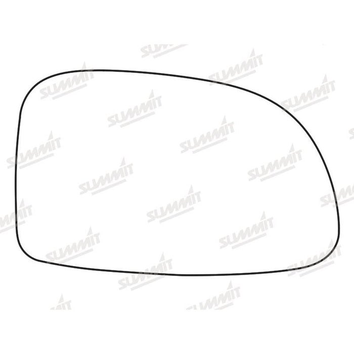 Summit Stick-On Standard Mirror Glass fits Daewoo Tacuma RHS - Summit Shop