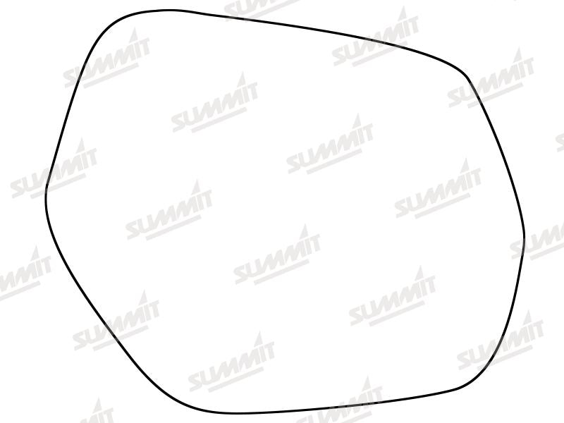 Summit Stick-On Standard Mirror Glass fits Honda HR-V 14 on RHS - Summit Shop