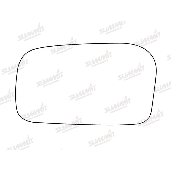 Summit Stick-On Standard Mirror Glass fits Nissan Sunny LHS - Summit Shop