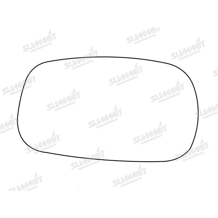 Summit Stick-On Standard Mirror Glass fits Nissan Micra RHS - Summit Shop