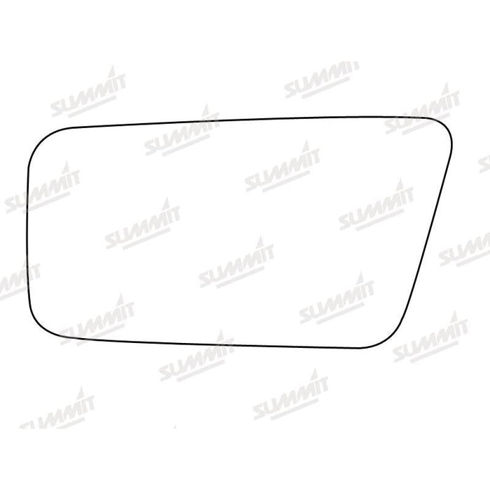 Summit Stick-On Standard Mirror Glass fits Nissan Sunny, Cherry Micra LHS - Summit Shop