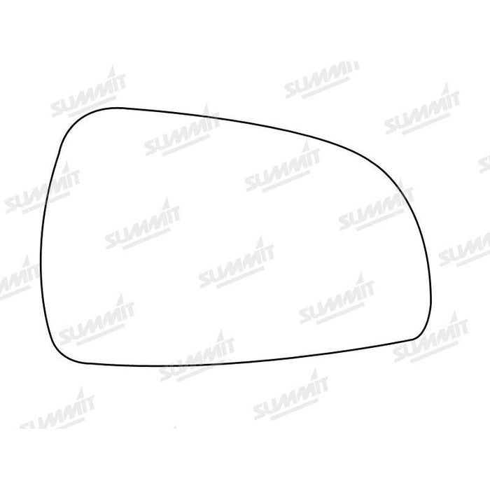 Summit Stick-On Aspheric Mirror Glass fits Toyota Avensis 02 on RHS - Summit Shop