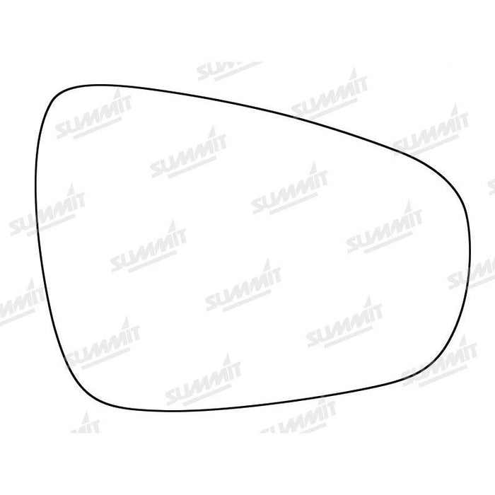 Summit Stick-On Standard Mirror Glass fits Lexus CT200 10 to 15 RHS - Summit Shop