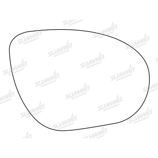 Summit Stick-On Aspheric Mirror Glass fits Nissan Juke 10 on RHS - Summit Shop