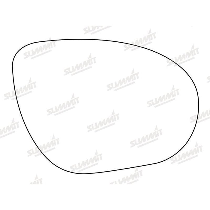 Summit Stick-On Aspheric Mirror Glass fits Nissan Juke 10 on RHS - Summit Shop