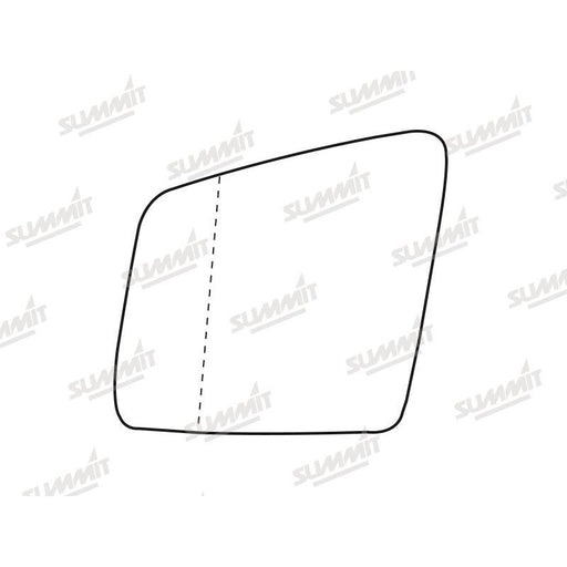 Summit Heated Base Plate With Blind Spot Mirror Glass fits Mercedes R Class 11 to 16 LHS - Summit Shop