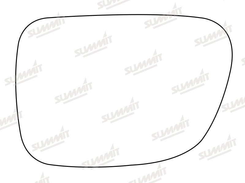 Summit Stick-On Standard Mirror Glass fits Daihatsu Sportrak LHS - Summit Shop