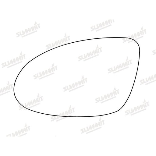 Summit Stick-On Standard Mirror Glass fits Mercedes S Class 99 to 03 LHS - Summit Shop