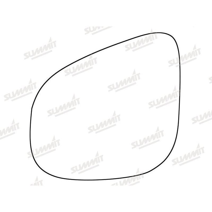 Summit Stick-On Standard Mirror Glass fits Renault Kangoo 12 on LHS - Summit Shop