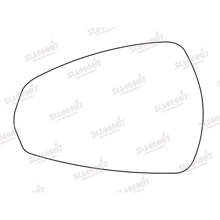Summit Stick-On Aspheric Mirror Glass fits Audi A3 13 on LHS - Summit Shop
