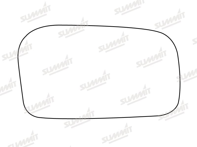 Summit Stick-On Standard Mirror Glass fits Nissan Sunny RHS - Summit Shop