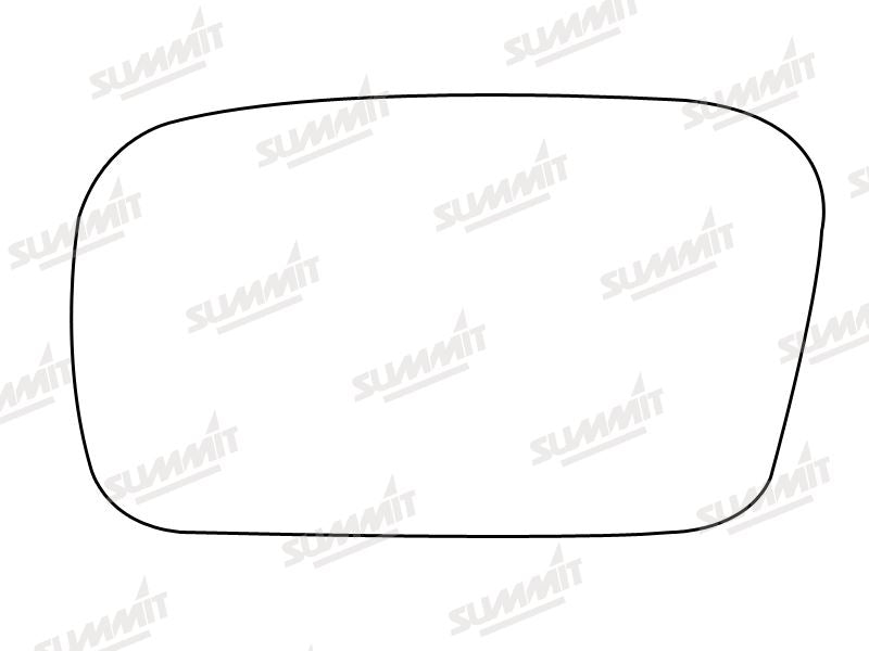 Summit Stick-On Standard Mirror Glass fits Daihatsu Move LHS - Summit Shop