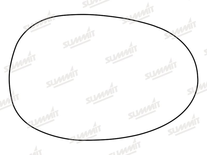 Summit Stick-On Standard Mirror Glass fits Mazda MX-5 05 to 09 RHS - Summit Shop