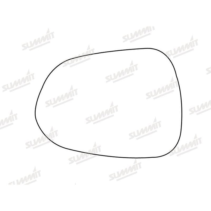 Summit Stick-On Standard Mirror Glass fits Honda Jazz 84 on LHS - Summit Shop