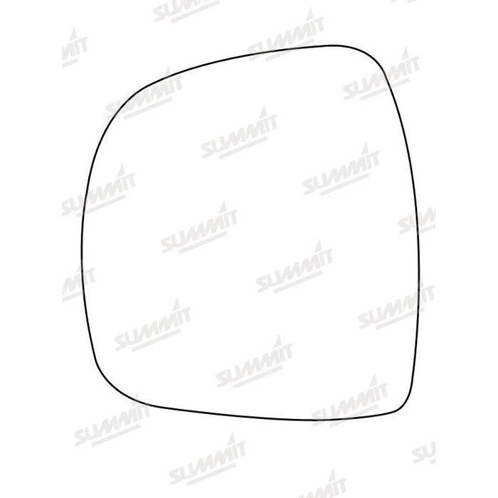 Summit Heated Base Plate With Commercial Mirror Glass fits Mercedes Vito Van 03 to 09 LHS - Summit Shop