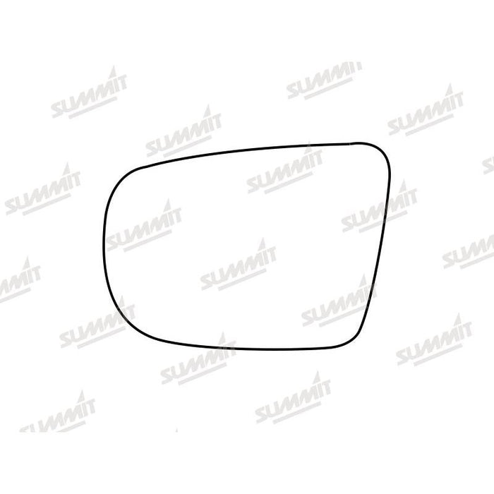 Summit Stick-On Standard Mirror Glass fits Subaru Legacy 03 to 09 LHS - Summit Shop