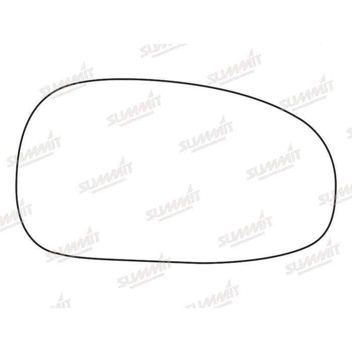 Summit Stick-On Standard Mirror Glass fits Seat Leon RHS - Summit Shop