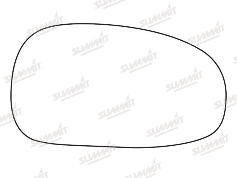 Summit Stick-On Standard Mirror Glass fits Seat Leon RHS - Summit Shop