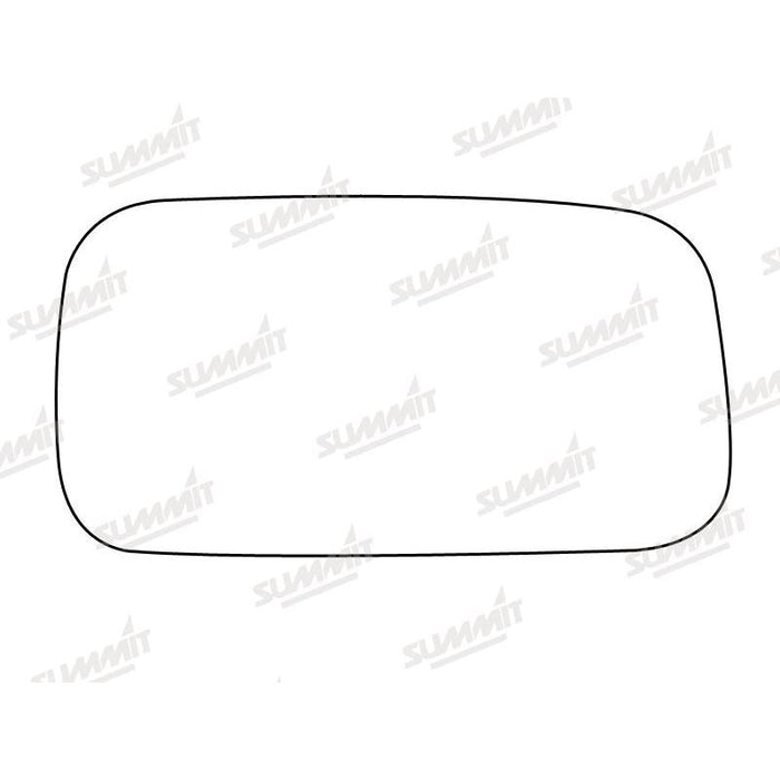 Summit Stick-On Standard Mirror Glass fits Nissan Almera 95 to 00 RHS - Summit Shop