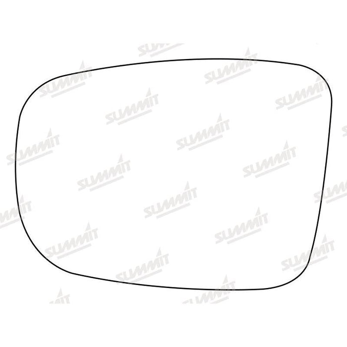 Summit Stick-On Standard Mirror Glass fits Hyundai i10 07 to 10 LHS - Summit Shop