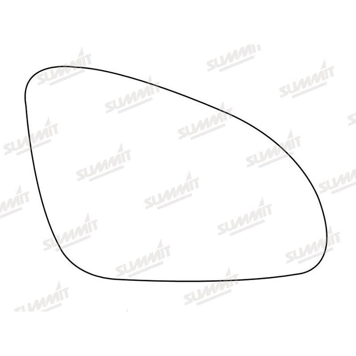 Summit Stick-On Aspheric Mirror Glass fits Vauxhall Astra J 10 on (Not Including Coupe) RHS - Summit Shop