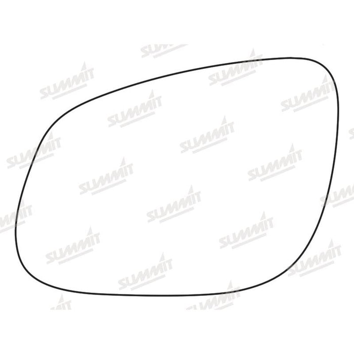 Summit Stick-On Standard Mirror Glass fits Kia Rio LHS - Summit Shop