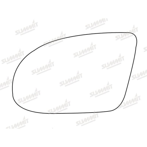 Summit Stick-On Standard Mirror Glass fits Vauxhall Tigra LHS - Summit Shop
