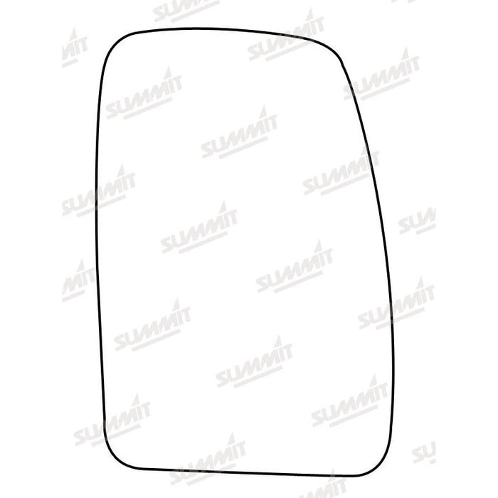 Summit Heated Base Plate With Commercial Mirror Glass fits Renault Master 03 to 10 RHS - Summit Shop