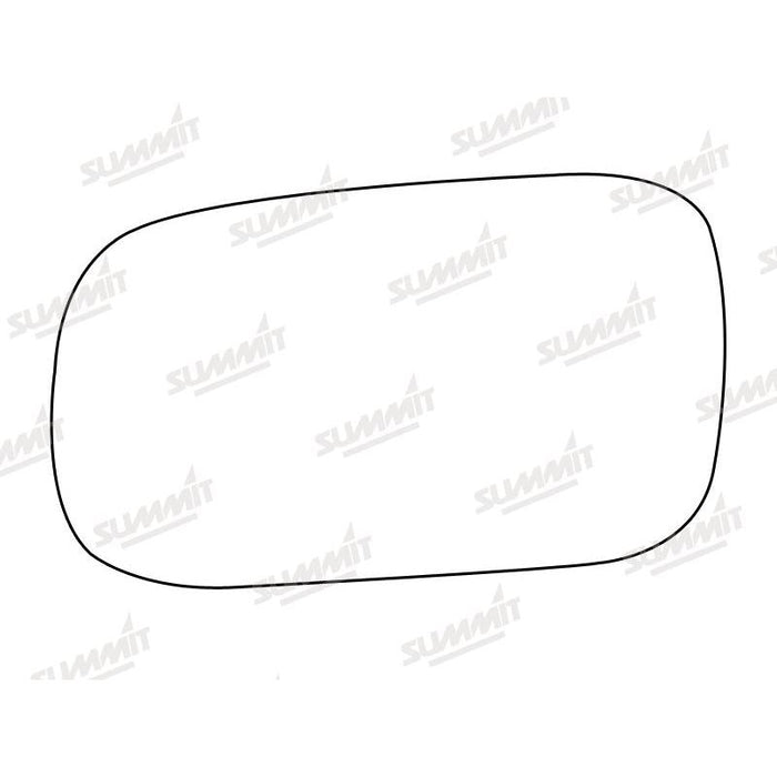 Summit Stick-On Standard Mirror Glass fits Subaru Legacy LHS - Summit Shop