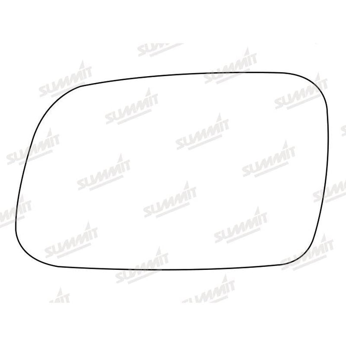 Summit Stick-On Anti Dazzle Mirror Glass fits Peugeot 407 04 on LHS - Summit Shop