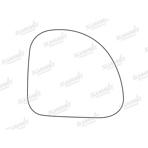 Summit Stick-On Standard Mirror Glass fits Fiat Multipla LHS - Summit Shop