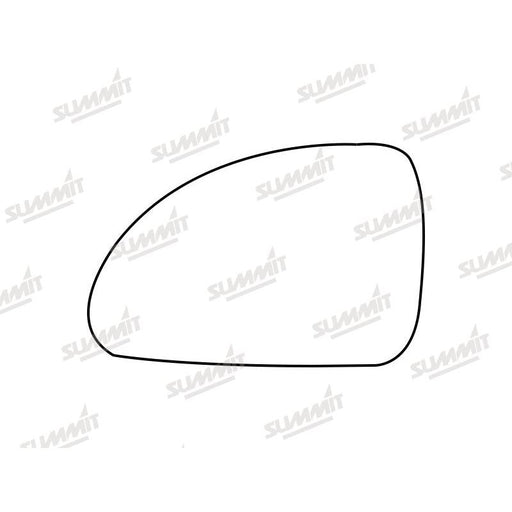 Summit Stick-On Standard Mirror Glass fits Kia Ceed 06 to 12 LHS - Summit Shop