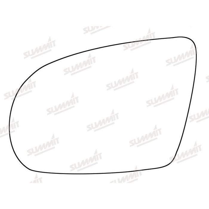 Summit Stick-On Standard Mirror Glass fits Audi A8 11 to 14 LHS - Summit Shop