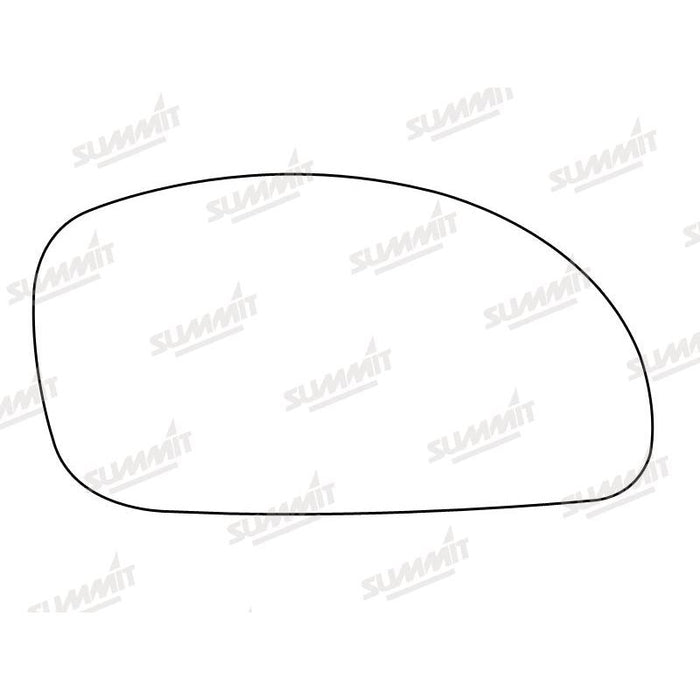 Summit Stick-On Standard Mirror Glass fits Hyundai Lantra RHS - Summit Shop