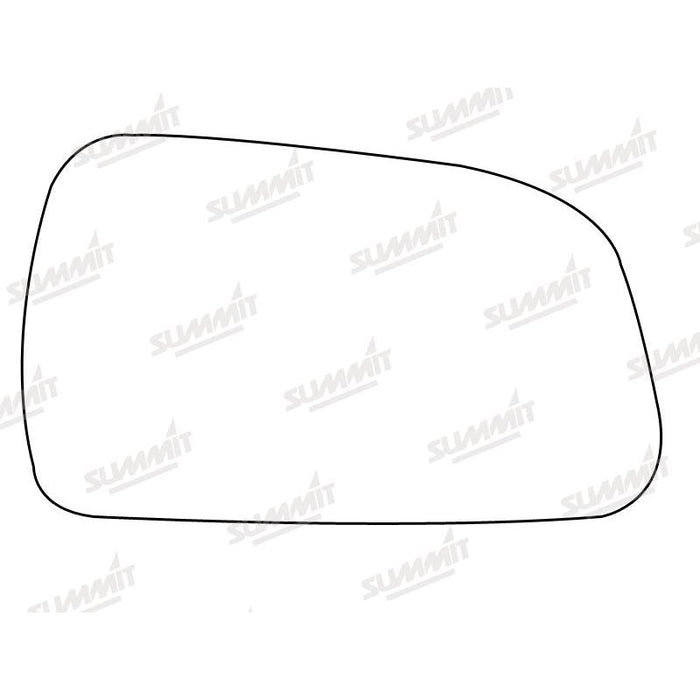 Summit Heated Base Plate With Standard Mirror Glass fits Hyundai Tucson 04 to 09 RHS - Summit Shop