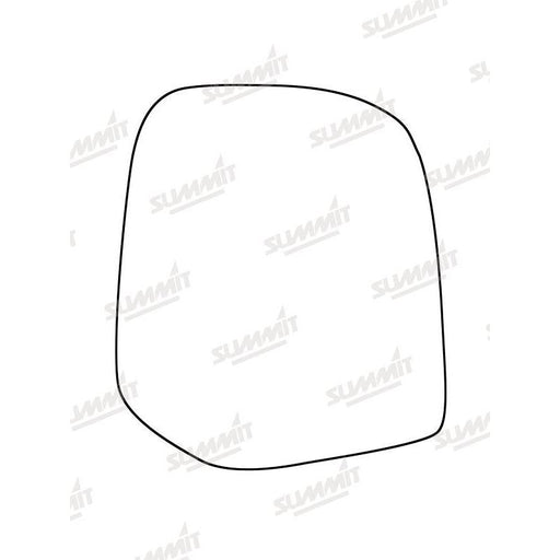 Summit Stick-On Standard Mirror Glass fits Ford Ranger 06 to 14 LHS - Summit Shop