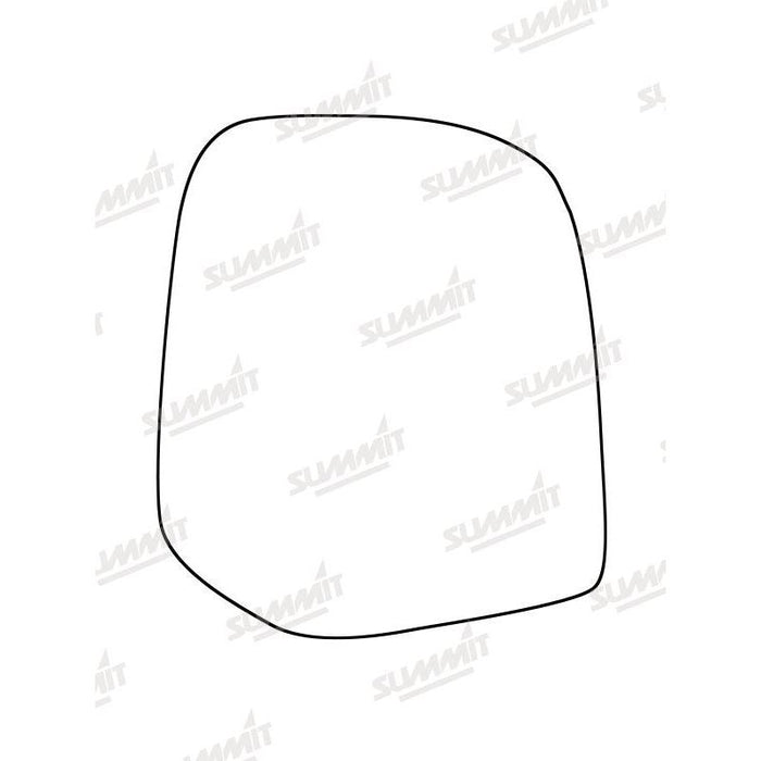 Summit Stick-On Standard Mirror Glass fits Ford Ranger 06 to 14 LHS - Summit Shop