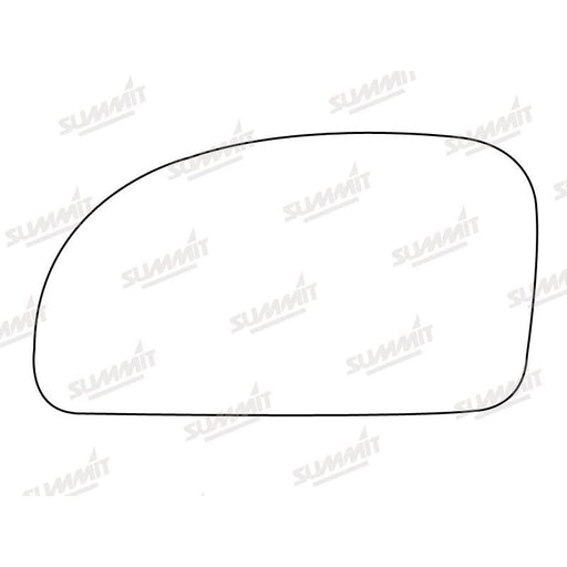 Summit Stick-On Standard Mirror Glass fits Hyundai Getz LHS - Summit Shop