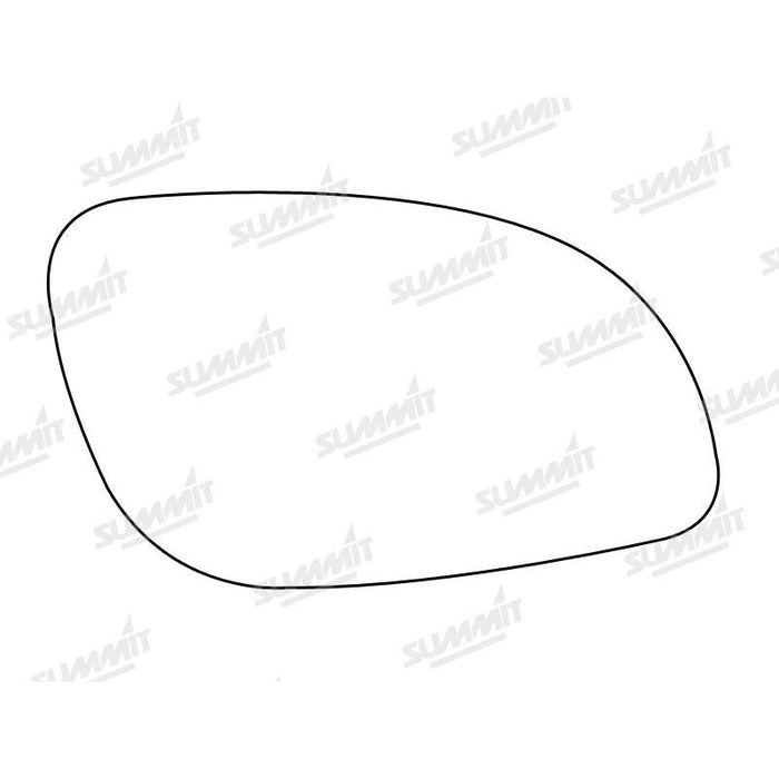 Summit Heated Base Plate With Standard Mirror Glass fits Vauxhall Vectra 02 On RHS - Summit Shop