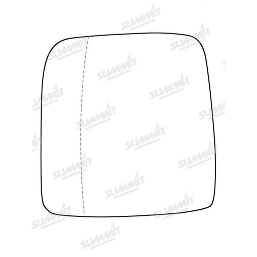 Summit Stick-On Commercial Mirror Glass fits Renault Trafic 16 On LHS - Summit Shop
