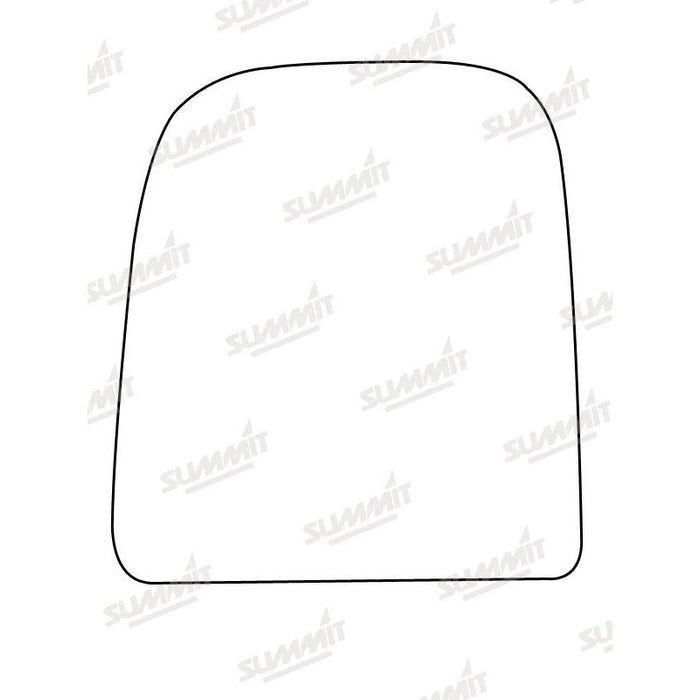 Summit Non-Heated Base Plate With Commercial Mirror Glass fits Iveco Daily 06 on LHS - Summit Shop