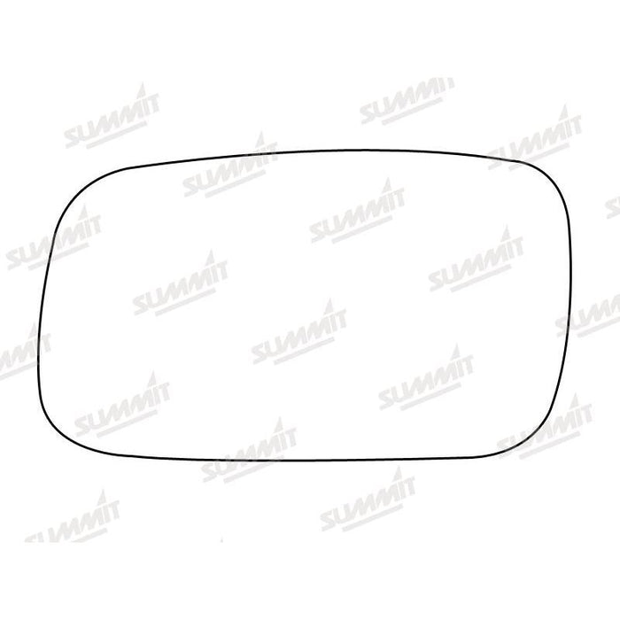 Summit Stick-On Commercial Mirror Glass fits VW Caddy to 03 Flat LHS - Summit Shop