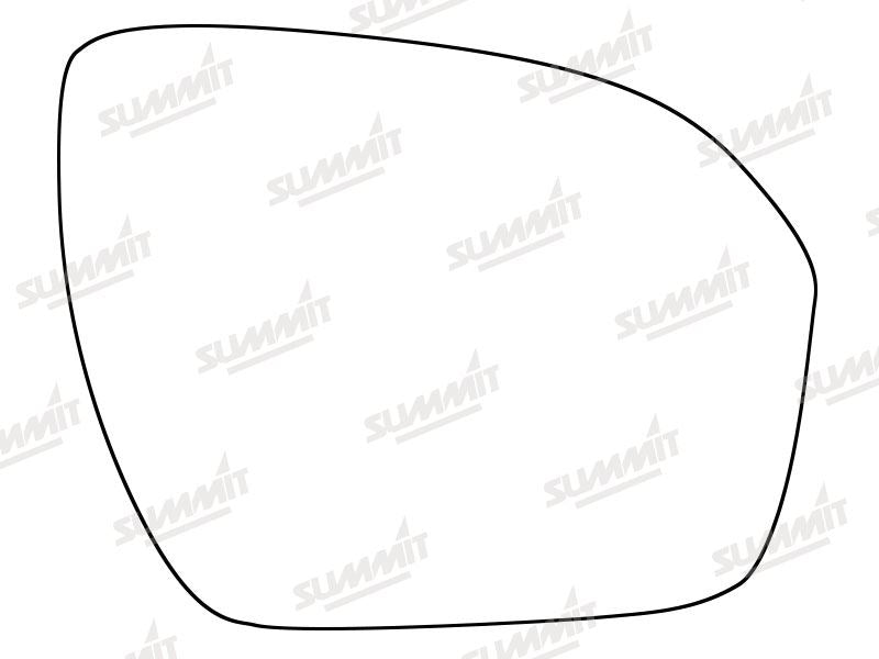 Summit Stick-On Standard Mirror Glass fits Range Rover Evoque 11 on RHS - Summit Shop
