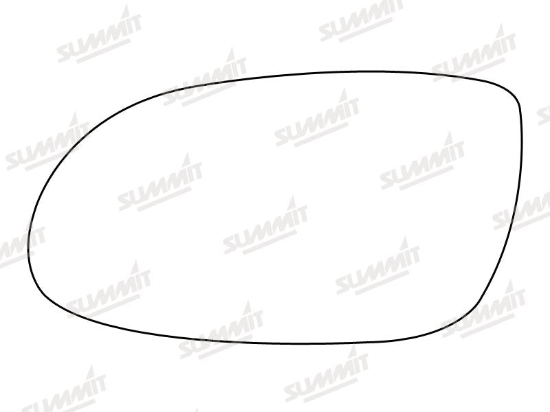 Summit Stick-On Standard Mirror Glass fits Mercedes A Class 98 on LHS - Summit Shop