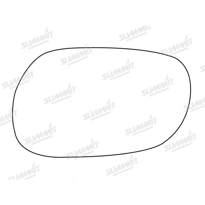 Summit Stick-On Standard Mirror Glass fits Mitsubishi Lancer LHS - Summit Shop