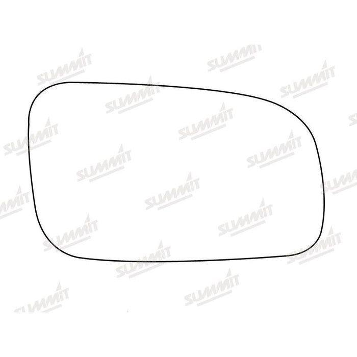 Summit Stick-On Standard Mirror Glass fits VW Lupo 01 to 05 RHS - Summit Shop