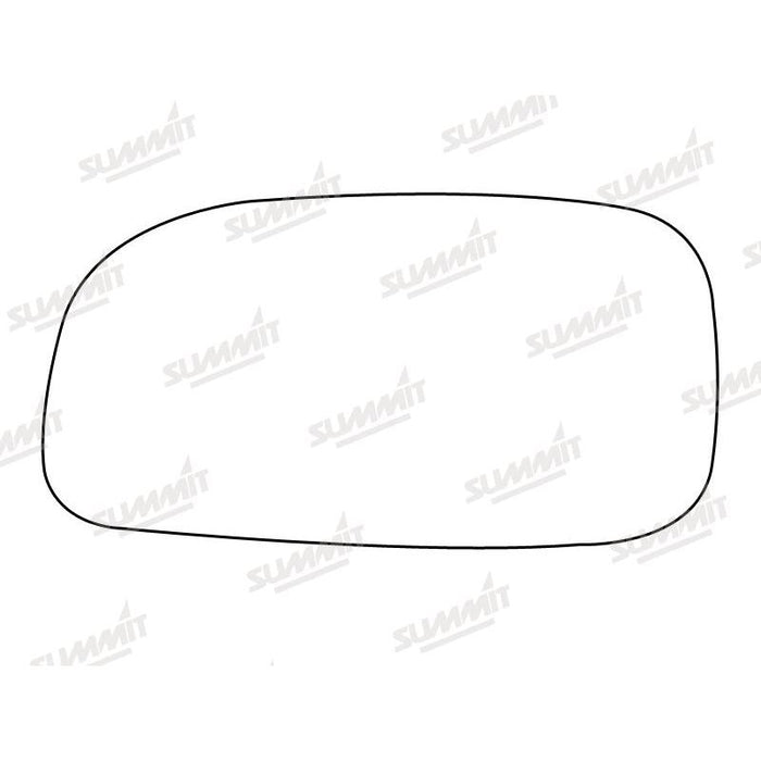 Summit Stick-On Standard Mirror Glass fits Toyota Corolla Carina LHS - Summit Shop